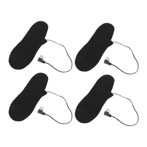 Modell 4 Stück USB-beheizte Einlegesohlen 60 g 22  8,5 cm 1