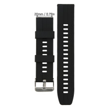 Silikon Wechselarmband für Huawei GT2 GT2e, 20 mm,