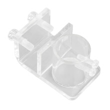 Einloch-Wasserrohrklemme 25 mm/0,98 Zoll klar