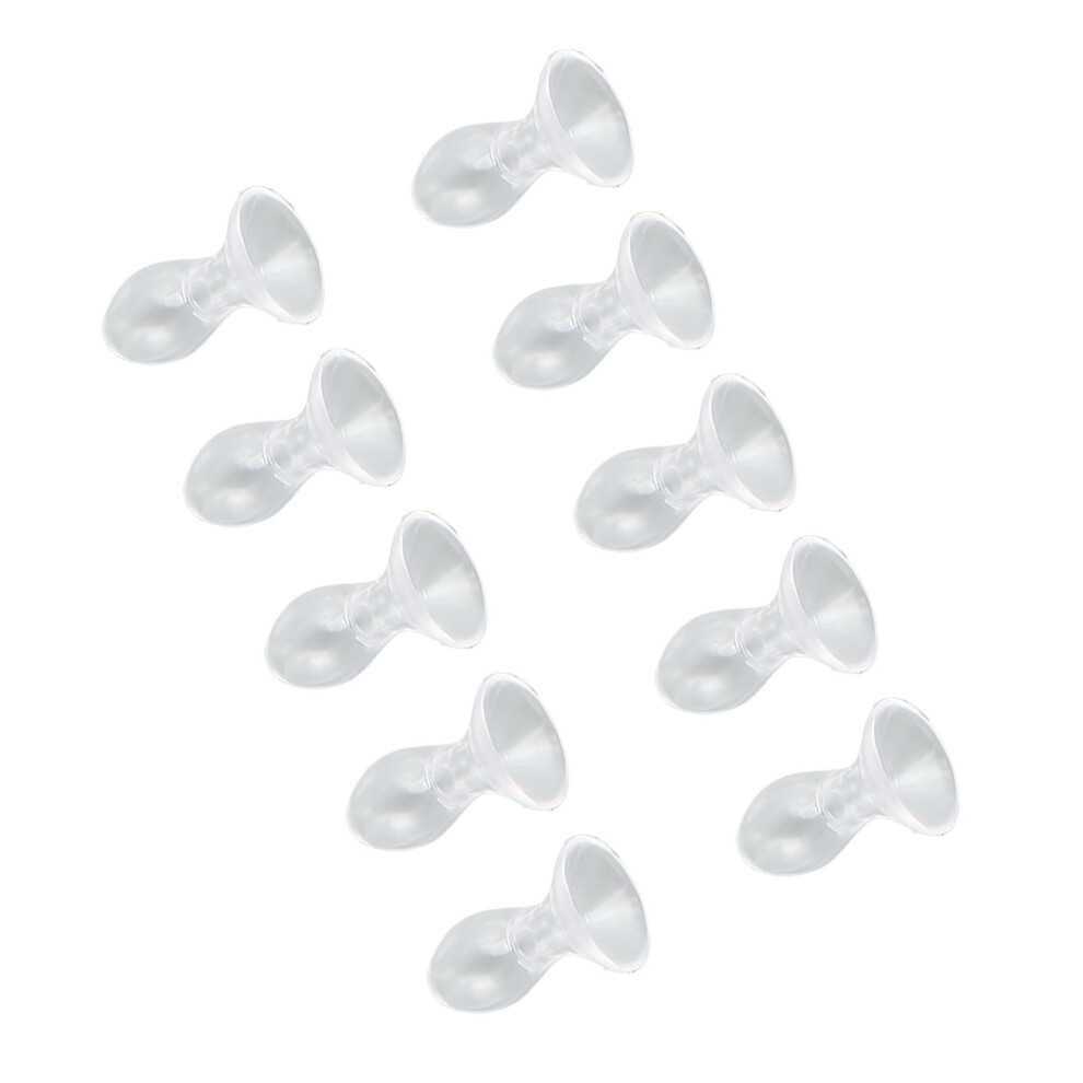 10pcs Hearing Amplifier Dome Silicone Ear Tip Earplug Replacement Accessory for BTE Hearing Amplifier S