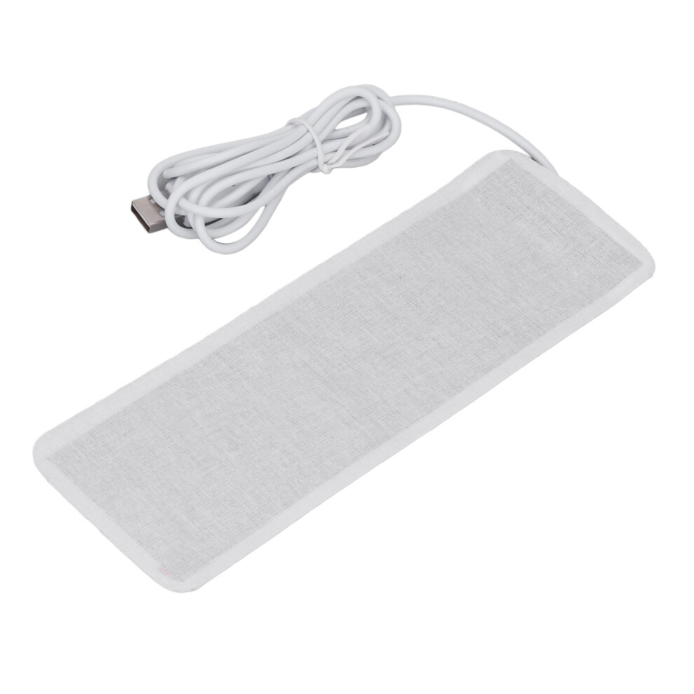 Heating Pad 5V USB Powered Relieve Fatigue Machine Washable Carbon Fiber Electric Heating Pad with 150cm Power Cord for Waist
