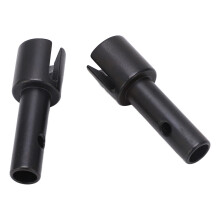 2 piezas de copas de eje de acero para DBX07 EX07 39x13mm negro