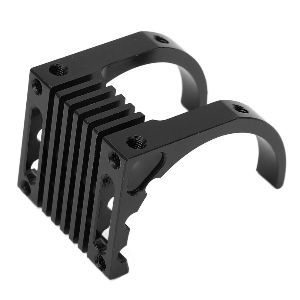 Motor Heat Sink Aluminum Alloy Hollow Bottom Rc Motor Heat Sink For 550 3650 3660 3670 3674 Black 8491320693096