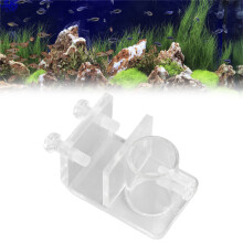 Einloch 20 mm klares Acryl Aquarium Rohrklemme