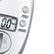 Plicómetro digital de grasa 0-50 mm 114x67x20mm ABS plateado