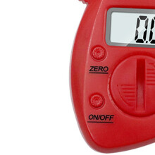 Calímetro digital de grasa, rango 0-50, 114x67x20 mm, rojo