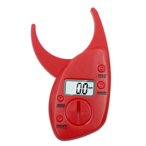 Tragbarer digitaler Körperfett-Analysator, ABS, 0-50 mm, Rot 1