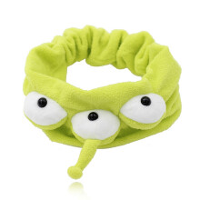 Diadema de peluche con 3 ojos de dibujos animados - Talla única