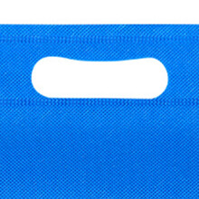 50 Stück gestanzte blaue Non-Woven-Taschen 2535 cm 9,813,8 in