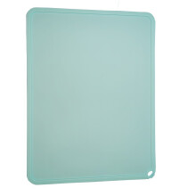 Silicone Pet Pad Waterproof Stain Resistant Food Eating Table Mat for Baby Kids Children Light Blue