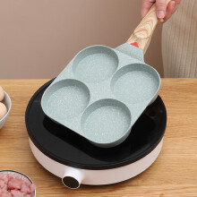 4-Tassen Green Egg Bratpfanne mit Soft-Griff, Antihaftbeschichtung