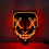 Rote LED-Halloween-Lichtmaske, 3,2 Unzen/90 g PP 2