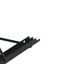 Soporte de metal para tablet y portátil ajustable negro