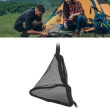 S 5,9 Zoll Camping Trockenes Netz Dreiecks-Organizer Schwarz