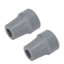 Puntas de muleta con almohadillas de goma de repuesto de 19 mm de diámetro interior para bastón pesado