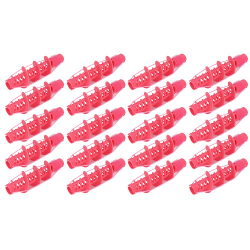 20 Stück Spiral-Haarrollen ABS Lockenwerkzeug 1