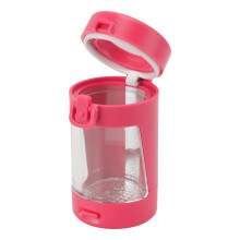 Rosa Glasgefäß LED-Vergrößerungslöffel 85 55 mm 501015 50 mAh
