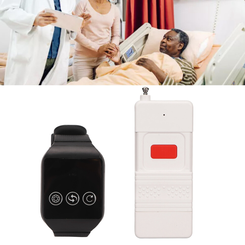 Wireless Caregiver Pager SOS Call Button Transmitter Receiver Nurse Alert System for Elderly Patient
