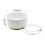 Cuenco calefactor cerámico USB de 5V 1000 ml 16x8.5cm blanco 2