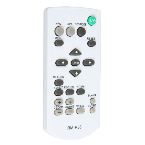 RM PJ8 Control remoto para proyector ABS, batería CR2025 2