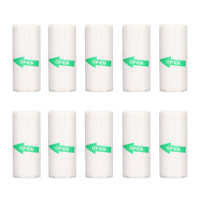10 rollos de papel térmico autoadhesivo de 57x25mm