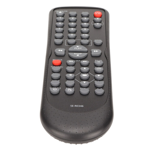 SE R0346 control remoto de DVD negro ABS 2 pilas AA 1:1