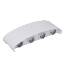 LED-WL-8W Wandleuchte Weiß IP67 90-265V Kompakt