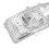 1 Pair Front Wing Mirror Indicator Light Lens Clear Cover Replacement For S80 II AS 124 2007‑2013 11