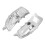 1 Pair Front Wing Mirror Indicator Light Lens Clear Cover Replacement For S80 II AS 124 2007‑2013 7