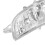 1 Pair Front Wing Mirror Indicator Light Lens Clear Cover Replacement For S80 II AS 124 2007‑2013 10