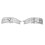 1 Pair Front Wing Mirror Indicator Light Lens Clear Cover Replacement For S80 II AS 124 2007‑2013 16