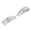 1 Pair Front Wing Mirror Indicator Light Lens Clear Cover Replacement For S80 II AS 124 2007‑2013 8