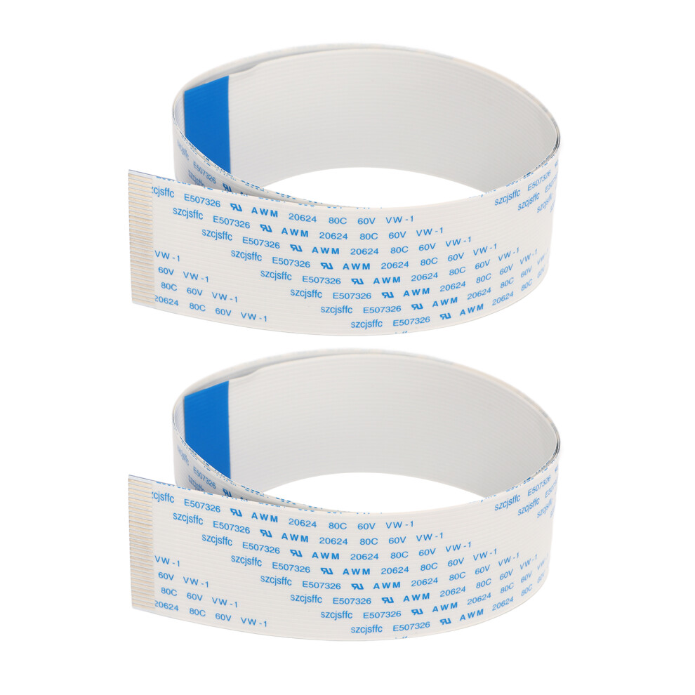 2Pcs Printer Flexible Flat Cable Fast Transmission High Softness Ffc Flexible Ribbon Cable For Xp600 60Cm/24In 4331320712004