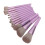 12 Stück lila tragbares Make-up-Pinsel-Set Foundation 1