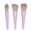 12 Stück lila tragbares Make-up-Pinsel-Set Foundation 11