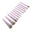 12 Stück lila tragbares Make-up-Pinsel-Set Foundation 16