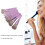 12 Stück lila tragbares Make-up-Pinsel-Set Foundation 7