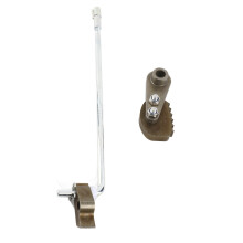Conjunto de pestillo del freno de estacionamiento de aluminio con pasador de varilla para Club Car DS Carryall 1995+