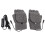 Grau USB-beheizbare Halbfinger-Handschuhe 3-Stufen waschbar 12
