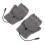 Grau USB-beheizbare Halbfinger-Handschuhe 3-Stufen waschbar 15