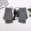 Grau USB-beheizbare Halbfinger-Handschuhe 3-Stufen waschbar 9