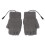 Grau USB-beheizbare Halbfinger-Handschuhe 3-Stufen waschbar 13
