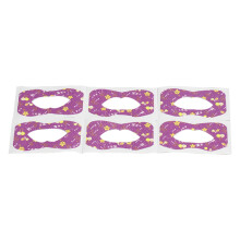 Lila 30 Stück Schlaf-Nasenatmungsstreifen 75x45mm