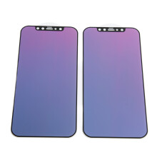 2 Stück iPhone 12 6,1 Zoll Gradientfarbe gehärtetes Glas