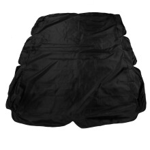 210D 338g Dosel para columpio al aire libre negro 195x125x15cm