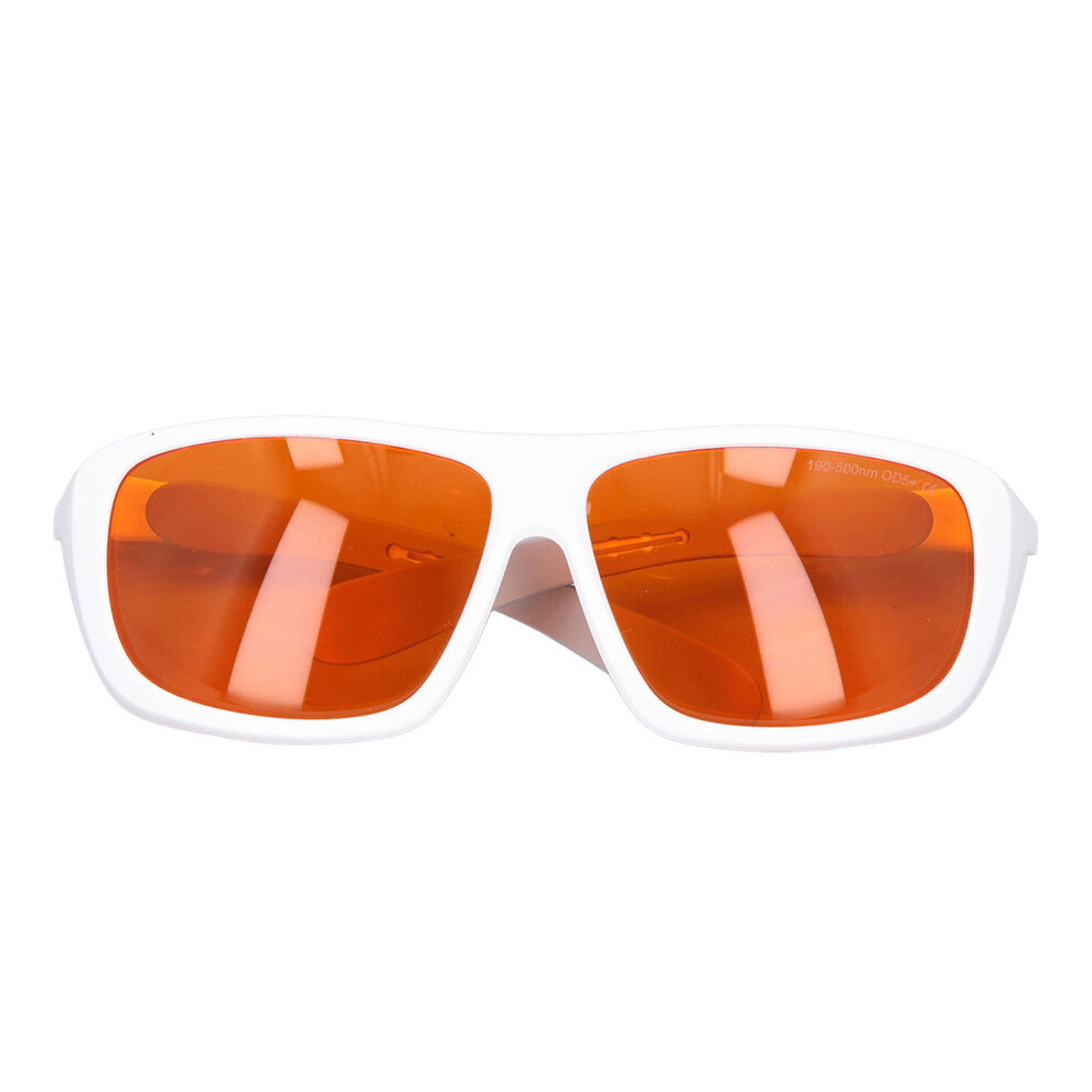 Laser Safety Goggles Plastic Eye Protection Glasses For Fiber Optic Projects 180Â500Nm Wavelength White 8331320713892