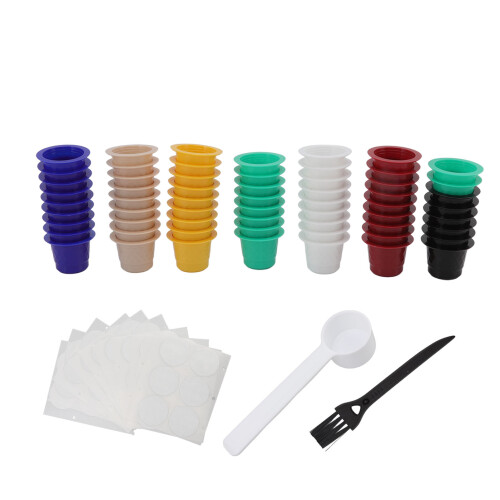 60 piezas de cápsulas de café recargables, 200 g, Color 1