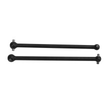 Coche RC 107 mm eje de transmisión trasero de acero Dogbone para modelos 1/7 y 1/8, negro, repuesto