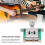 Gitarre 3-Wege-Kippschalter, silbernes Metall 6