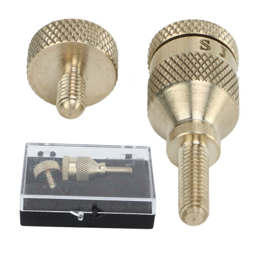 2 Stück 4 mm Saxophon-Metallschrauben mit gebogenem Hals 1